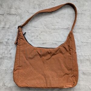 BAGGU Brown Nylon Shoulder Bag